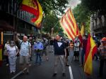 Manifestaci&oacute;n contra los indultos en Barcelona.