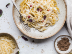 La receta de pasta carbonara es originaria de la regi&oacute;n italiana del Lacio.