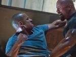 Vin Diesel y Dwayne Johnson, parlamentando en 'Fast & Furious 5'