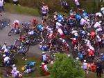 Ca&iacute;da masiva en el Tour de Francia