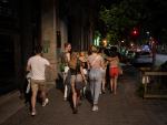 Ambiente en Barcelona el primer fin de semana de apertura del ocio nocturno hasta las 3.30 horas