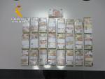 Hallan un millón de euros en billetes falsos dentro de un baño público en un polígono de Salamanca