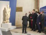 Su majestad el Rey de España, junto al presidente de la Junta, Alfonso Fernández Mañueco, inauguran la exposición 'LUX' de las Edades del Hombre en la catedral de Burgos
