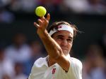 Federer, en Wimbledon ante Gasquet.