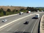 Autopista AP-7 a la altura de Sant Juli&agrave; de Ramis (Girona).