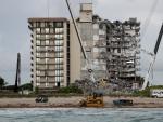 Derrumbe de un edificio de viviendas en Miami.