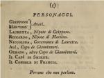Un libreto de una &oacute;pera de Mart&iacute;n y Soler conservado en Canad&aacute; ilumina la primera etapa creativa del autor