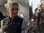 Fotogramas de 'Viuda Negra' y 'Vengadores: Infinity War'