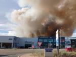 El fuego que afectó este martes al límite entre Zaratán y Valladolid calcinó más de 11 hectáreas de cereal