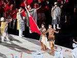 Pita Taufatofua, abanderado de Tonga en los Juegos Ol&iacute;mpicos