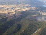 Controlado el incendio forestal de Torres del Obispo (Huesca), donde se han quemado 230 hect&aacute;reas agr&iacute;colas y de encinar