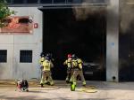Emergencias da por extinguido el incendio declarado en una industria dedicada a la fabricaci&oacute;n de pan en Yecla