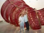 El artista Ai Weiwei visita el Museo Helga de Alvear de C&aacute;ceres, que expone su obra 'Descending Light'