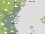Cambio de tiempo en la Comunitat Valenciana: domingo de lluvias y caída de temperaturas