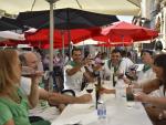 Huesca vive su primer día de 'no fiestas' con los ciudadanos disfrutando de los tradicionales almuerzos de San Lorenzo