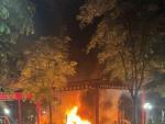 Ayuntamiento de Miranda de Ebro (Burgos) denunciar&aacute; el incendio intencionado que ha arrasado un parque infantil