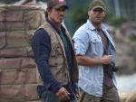 Sylvester Stallone y Jason Statham en 'Los mercenarios'