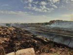Controlado un incendio en Cuenca capital que ha afectado a los terrenos de Renfe