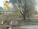 Investigan al presunto autor de un incendio forestal declarado en julio en Pozorrubio de Santiago (Cuenca)