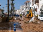 Alcanar (Tarragona) empieza la segunda fase del operativo de emergencia tras las inundaciones