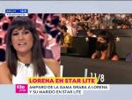 Lorena Garc&iacute;a, presentadora de 'Espejo p&uacute;blico', en un concierto de Starlite en Marbella.