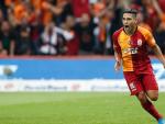 Radamel Falcao celebra un gol con el Galatasaray