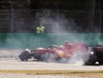 Accidente de Carlos Sainz en el GP de Italia