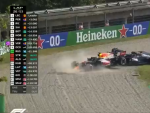 Accidente de Hamilton y Verstappen en el GP de Italia