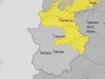 Las tormentas ponen en riesgo a zonas del norte y el este de Extremadura este lunes