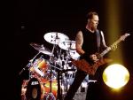 Imagen de un concierto de Metallica.