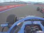 La batalla de Alonso vs. P&eacute;rez en el GP de Rusia