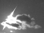 Bola de fuego sobrevolando el sur de Espa&ntilde;a a 72.000 km/h, detectada por el proyecto SMART, del Instituto de Astrof&iacute;sica de Andaluc&iacute;a.