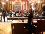 El Pleno del Ayuntamiento de Barcelona de este mi&eacute;rcoles presidido por la alcaldesa, Ada Colau.