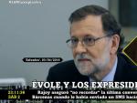 Jordi Évole, recordando su entrevista a Rajoy.