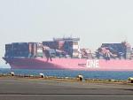 Este buque de carga llega a Japón después de perder más de 1.800 contenedores durante su travesía por el Pacífico desde California. (Foto: Reddit/MV_MerchantMan)