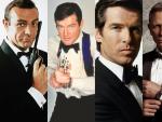 Sean Connery, Roger Moore, Pierce Brosnan y Daniel Craig como James Bond.
