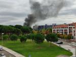 Declarado un incendio en un supermercado abandonado en el barrio de Pinar del Jal&oacute;n de Valladolid