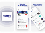 Así se ve la aplicación 'Truth Social'.