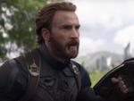 Chris Evans como el Capitán América en 'Vengadores: Infinity War'.