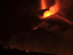 Erupción del volcán de Cumbre Vieja en La Palma.