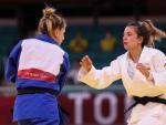 Ana Pérez Box, durante un combate en los Juegos Olímpicos de Tokio