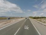 Carretera AP-7 a la altura de Los Alcázares (Murcia).