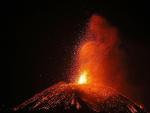 El volcán de La Palma el pasado sábado.