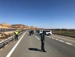 Tres conductores sin carnet en vigor y otros dos positivo en drogas en un control en Arcos de Jalón (Soria)