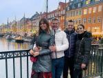 Miki Nadal, Helena Aldea, Cristina Pedroche y Dabiz Mu&ntilde;oz han viajado juntos hasta la ciudad de Copenhague.