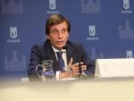 Declaraciones del alcalde de Madrid, José Luis Martínez-Almeida, que ha pedido a Vox "que se siente" y debatan sobre presupuestos.