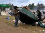 Bielorrusia dice contar con las condiciones propicias para periodistas que cubren la crisis en la frontera