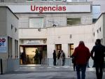 Edificio de urgencias en un centro médico de Madrid.