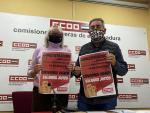 CCOO protestará ante la Creex contra el bloqueo de los convenios colectivos, que afecta a más de 172.000 trabajadores