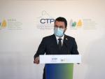 Aragonès ensalza la "permeabilidad" del Pirineo en la inauguración del plenario del CTP